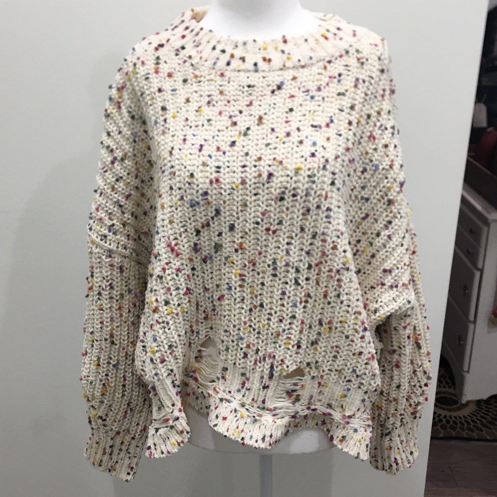 confetti sweater